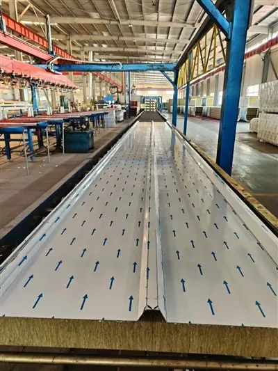 Pu Sceling Rock Rock Wool Sandwich toit